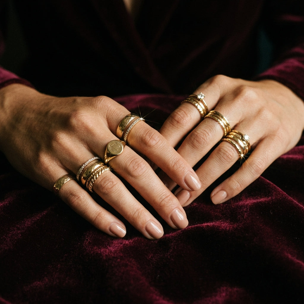 Close detail of gold craftsmanship